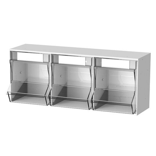 [13045-01] HAEBERLE Syringe dispenser PicBox 3-compartment wall model