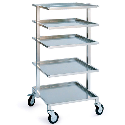 [13048-01] MEDI NET Stainless steel Standby trolley