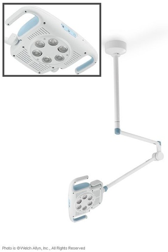 [13053-01] WELCHALLYN GS 900 large LED treatment light for ceiling mounting