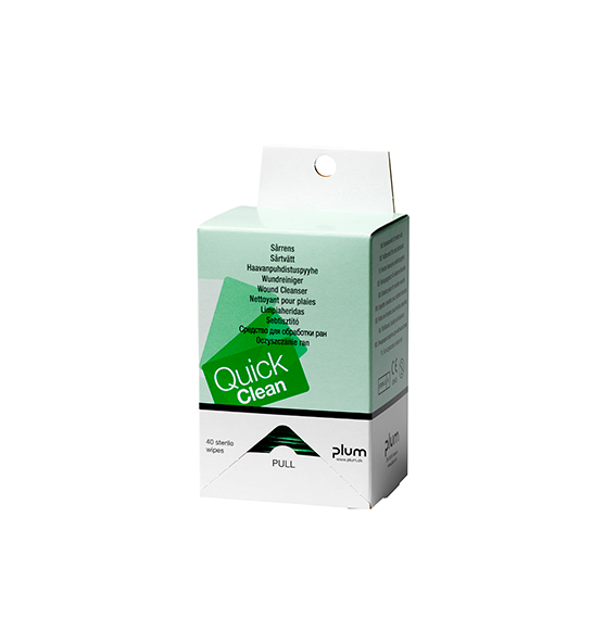 PLUM QuickClean Refill Wound cleaning wipes