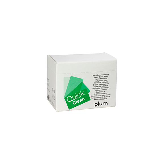 PLUM QuickClean Wound cleaning wipes