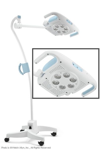 [13469-01] WelchAllyn GS 900 große LED-Behandlungsleuchte mit Rollstativ