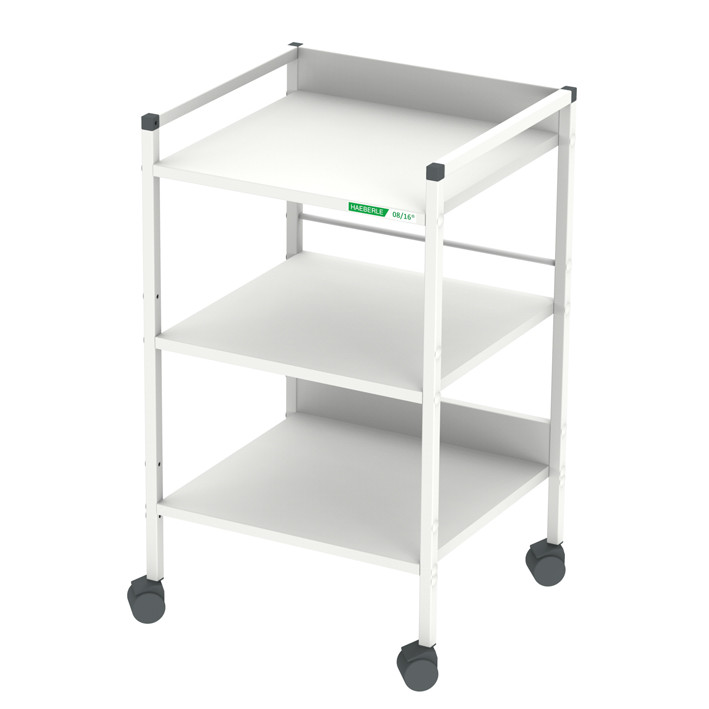 HAEBERLE Shelf trolley 08/16 805 mm high white
