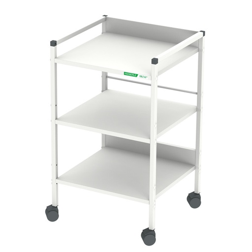 [13515-01] HAEBERLE Shelf trolley 08/16 805 mm high white