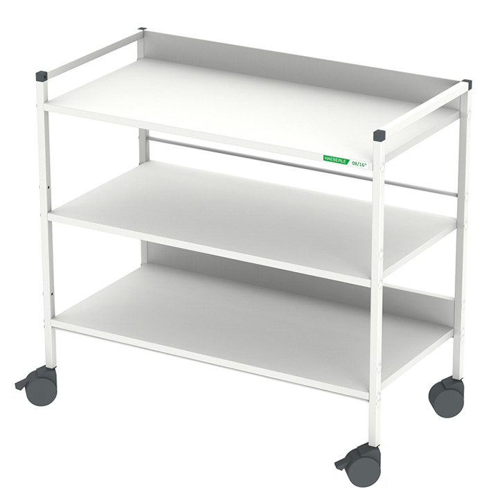 HAEBERLE Shelf trolley 08/16 900 x 450 x 830 mm white