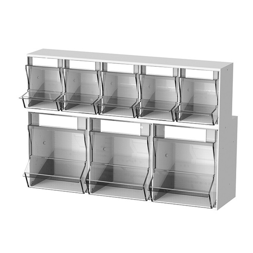 [13530-01] HAEBERLE Injection set PicBox 3/5-compartment wall model