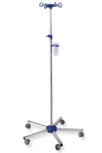 [13541-01] MEGRO Infusionsständer rostfrei