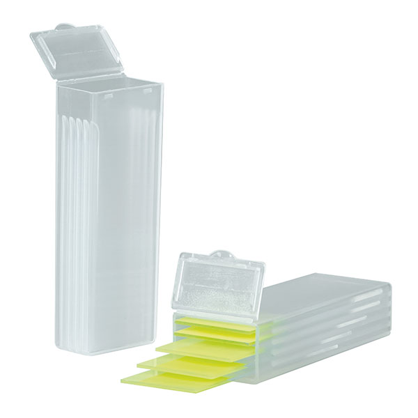 SERVOPRAX Objektträger-Versandgefäss, 80 x 28 x 15 mm