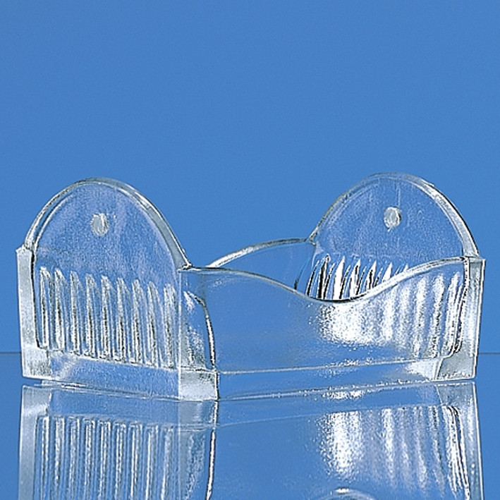 BRAND-MERZ Insert for staining trough No. 472200, soda-lime glass, for 10 slides