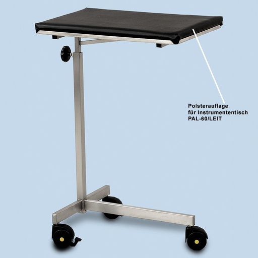 [16589-01] AGA Kunstleder Polsterauflage für Instrumententisch AGA ZT-3060 schwarz