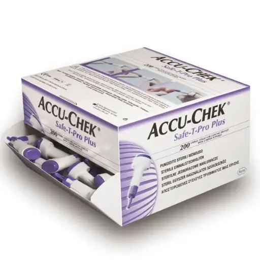 [16719-01] ROCHE Accu-Chek Safe-T-Pro Plus 200 pieces