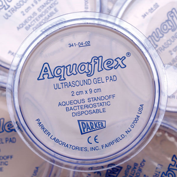 PARKER Aquaflex Ultrasound Gel Pads, 2 x 9 cm