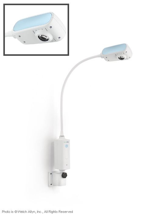 WELCHALLYN GS 300 LED examination light with table/wall mount