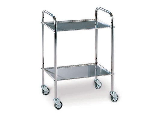 [21997-01] GIMA Lancart Trolley Edelstahl Wagen auf Rollen