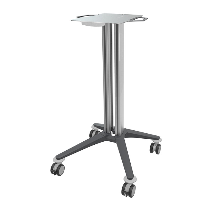 HAEBERLE bravo Basic trolley 2 with metal shelf grey
