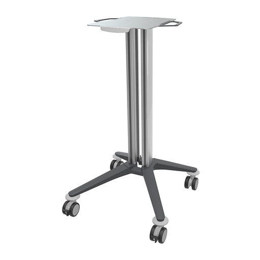 [22413-01] HAEBERLE bravo Basic trolley 2 with metal shelf grey