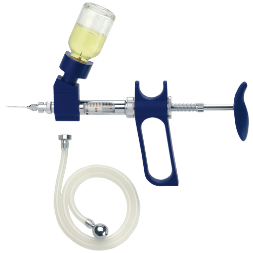 HAUPTNER-HERBERHOLZ Self-filling syringe 10 ml with hose set + bottle holder