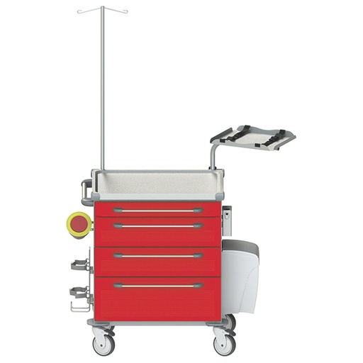 [24192-01] SERVOPRAX Servocomfort Metal-Line Notfallwagen