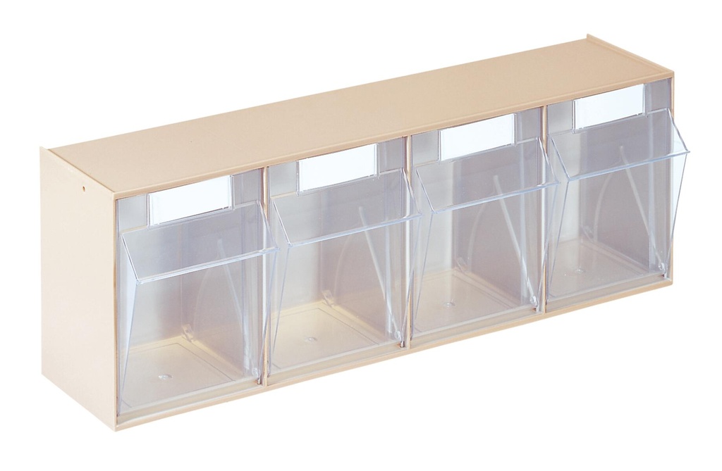 MEDDAX Syringe and cannula dispenser 4-fold beige