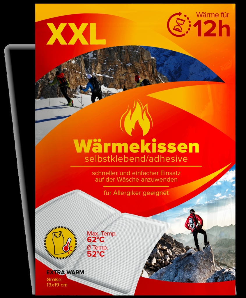 FIGO Wärmekissen XXL 12h, 13x19cm