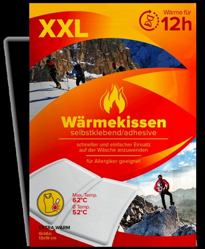 [25398-01] FIGO Wärmekissen XXL 12h, 13x19cm