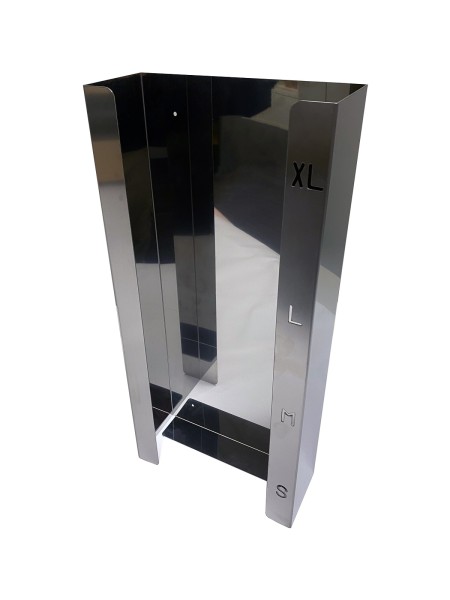 MEDDAX Edelstahl Handschuhhalter Quadro flat B-Ware