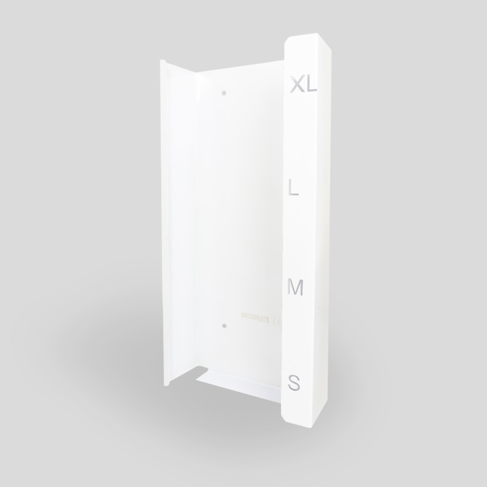 MEDDAX Edelstahl Handschuhhalter Quadro flat