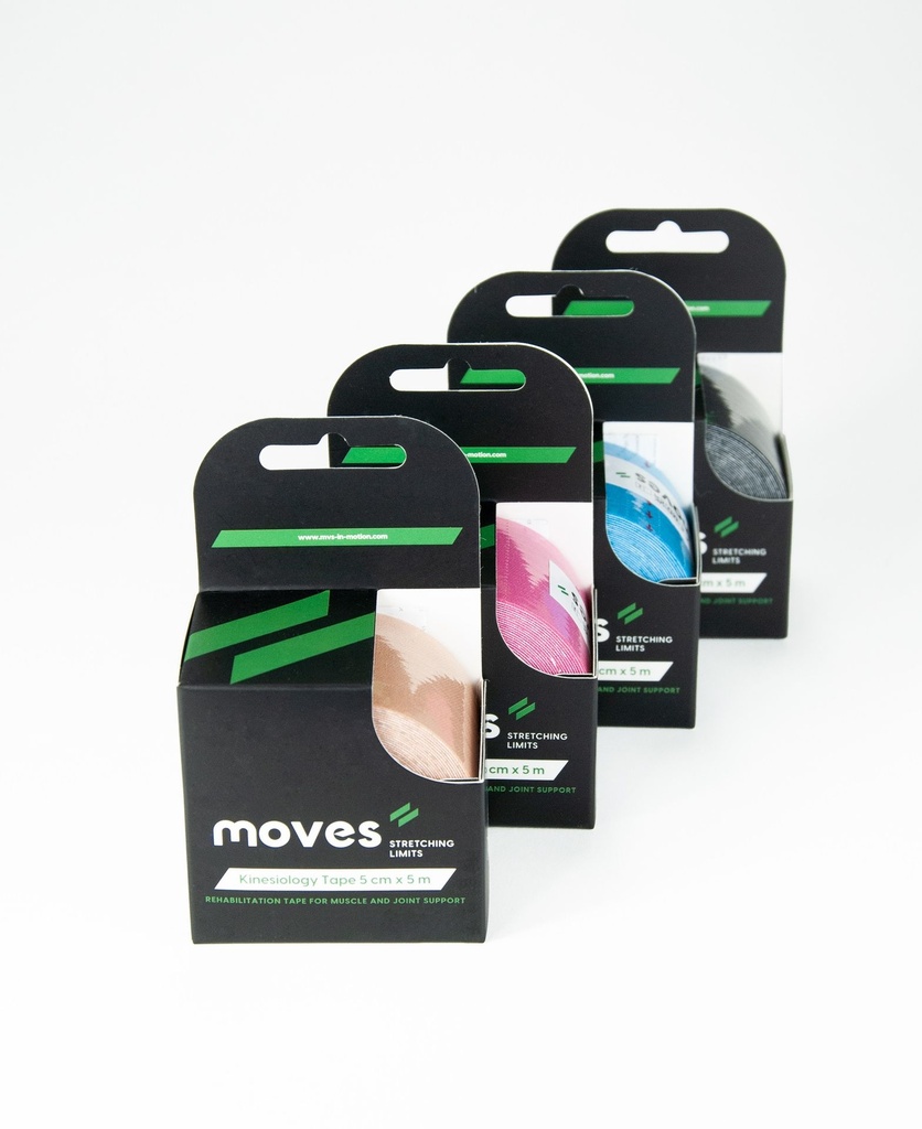 MVS MOVES Kinesiology tape 5 cm x 35 m, beige