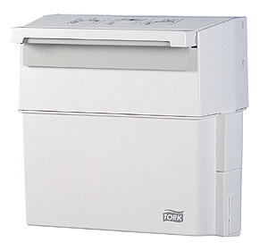 TORK Press Waste bin 13 l Plastic white