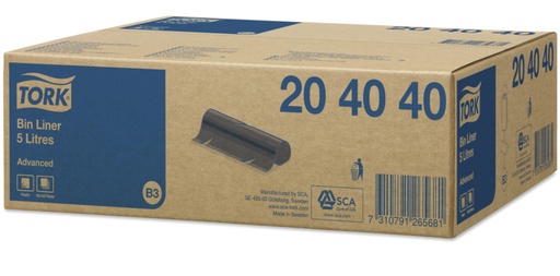 [11216-01] TORK Waste bags 5 l black