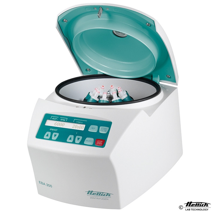 HETTICH EBA 200 Benchtop centrifuge with angle rotor