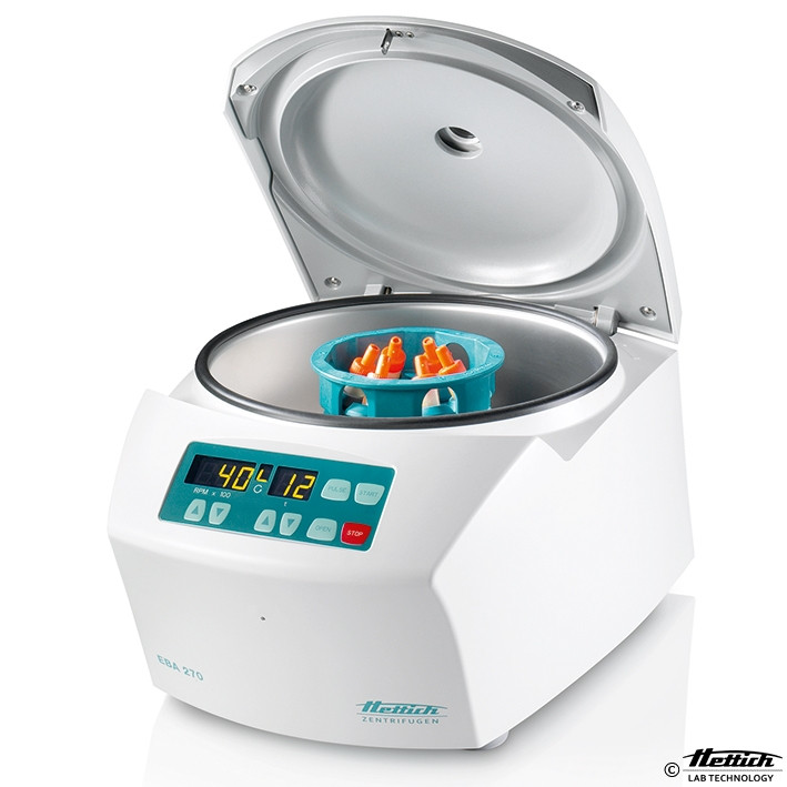 HETTICH EBA 270 Small centrifuge, 208-240 V with swing-out rotor