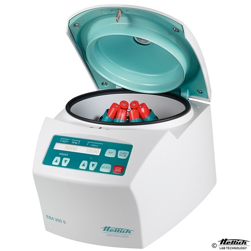[13769-01] HETTICH EBA 200 S Benchtop centrifuge with angle rotor