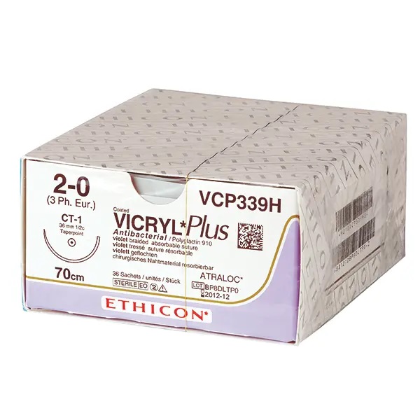 ETHICON Vicryl SH-Plus Nahtmaterial violett geflochten 0,70 m