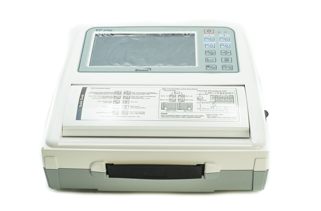 BIONET FC 1400 Twin fetal monitor with 7" touchscreen