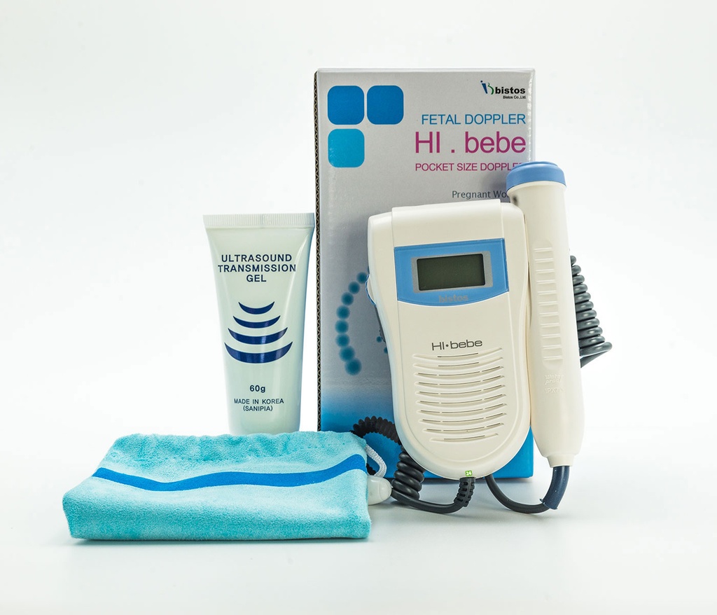 BISTOS hi bebe Fetal Doppler BT-200 mit wasserfester 2 MHz Sonde