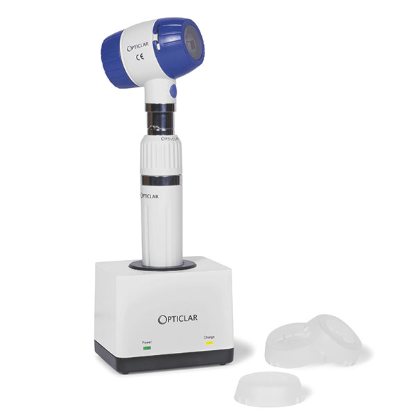 OPTICLAR D-Scope Dermatoscope with lithium charging handle