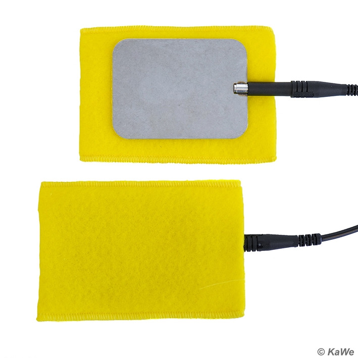 KAWE SwiSto3 Surface electrodes, stainless steel, incl. sponge pockets