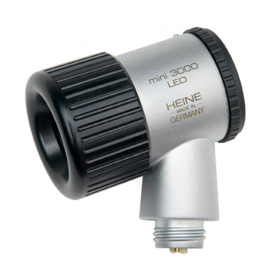 HEINE mini3000 Dermatoskop Kopf schwarz mit Lampe