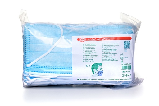 NOBA Surgical masks 3-ply with elastic loops