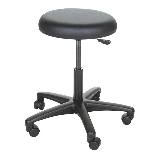 SERVOPRAX Swivel stool Economy with artificial leather cover