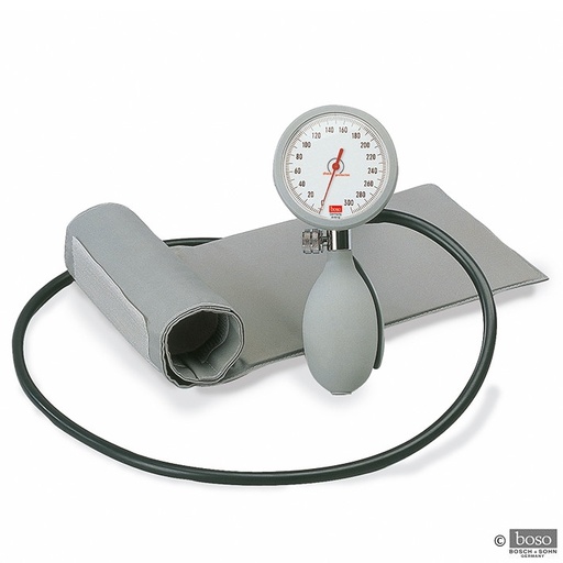 [13101-01] BOSO K1 Blutdruckmessgerät Ø 60 mm mit Klettmanschette - 1-schlauch