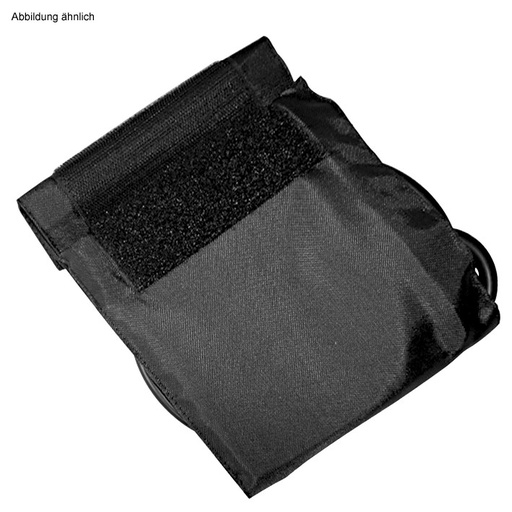 [14428-01] BOSO Velcro cuff for adults black, double tube 22 - 32 cm