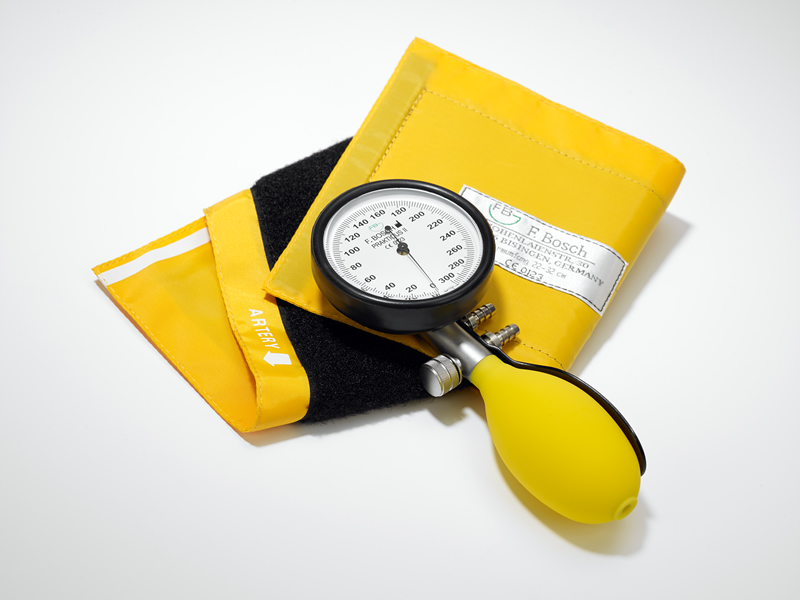 F.BOSCH Prakticus II Blood pressure monitor made of plastic with velcro cuff for adults