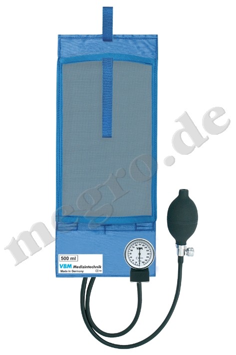 VBM Pressure infusion cuff 500 ml with hand pump and manometer