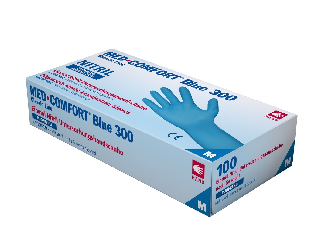 AMPRI BLUE COMFORT 300 ECO Nitrile PF blue 10 boxes