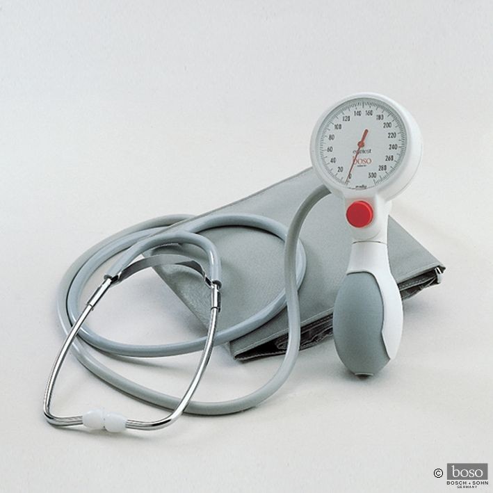 BOSO egotest Blood pressure monitor Ø 60 mm, single tube with pull bracket