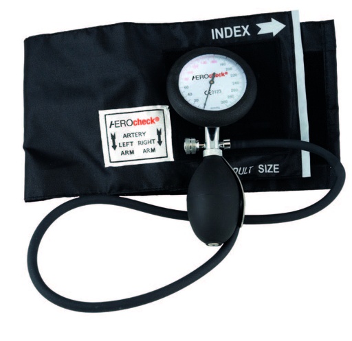 [25405-01] HUM AEROcheck Aneroid Blood pressure monitor, Single-tube system
