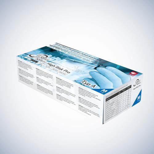AMPRI SolidSafety HighRisk Pro Nitrile Blue PF