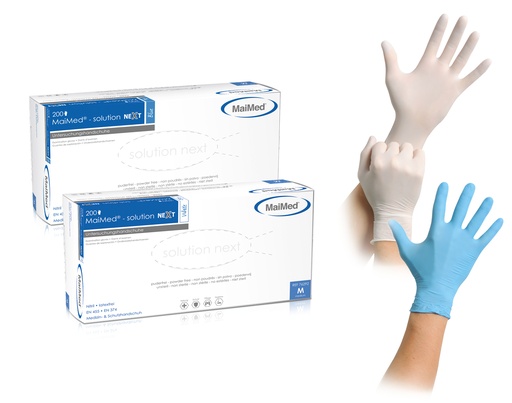 MAIMED solution next Nitril PF unsteril blau